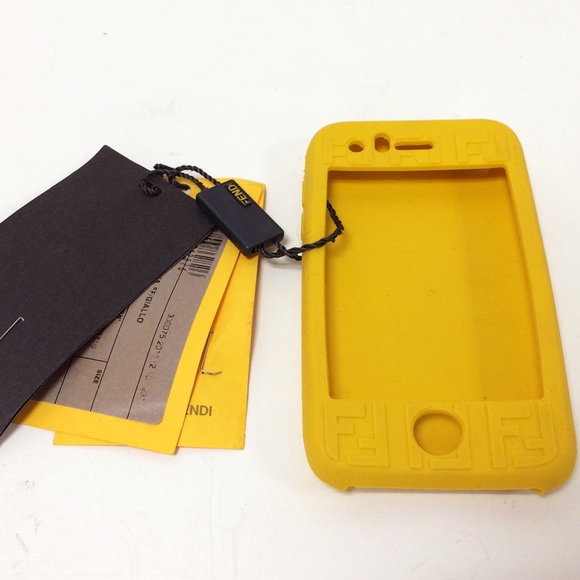 Fendi Giallo iPhone 4 Rubber Case - Picture 1 of 8